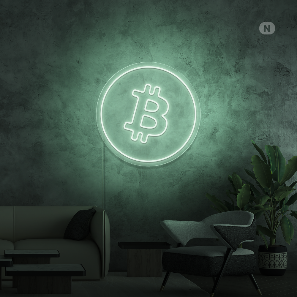 Neon Verlichting Bitcoin