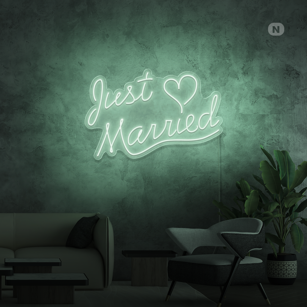 Neon Verlichting Just Married