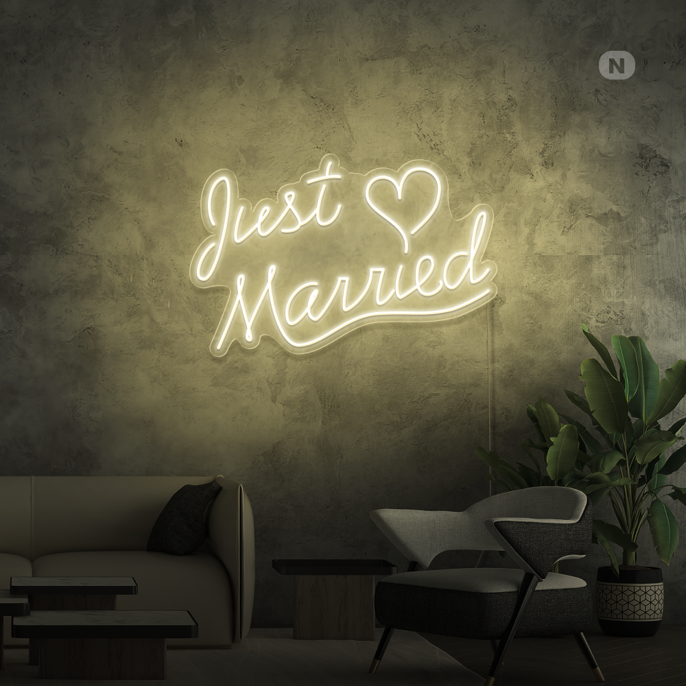 Neon Verlichting Just Married