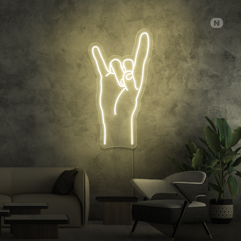 Neon Verlichting Rock & Roll