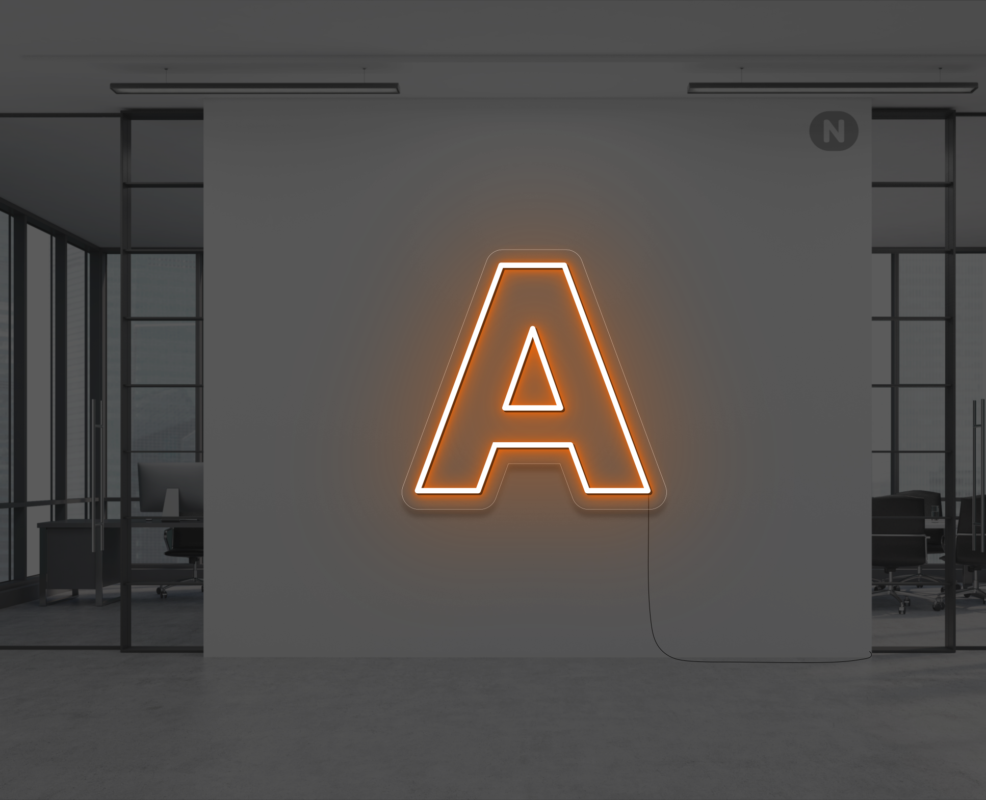 neon-letter-a-oranje