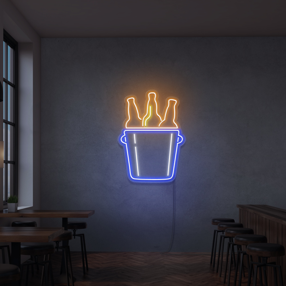 Toilet neon sign
